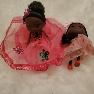 Girl Key Chain Dolls. NWOT